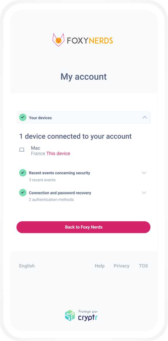 Hero authentication mobile